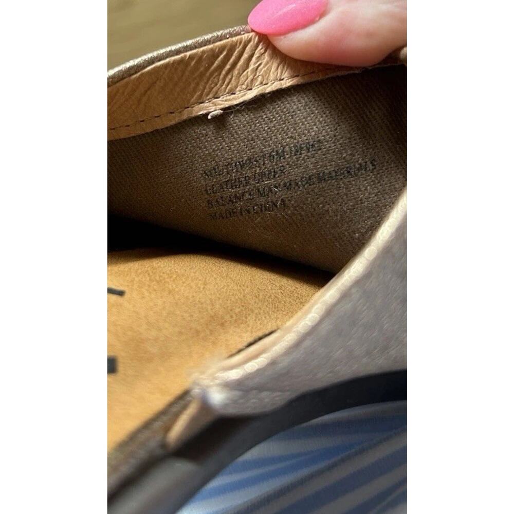 OTBT Women’s Bravura Dark Bronze Leather Block Heel Sandals Mules Size‎ 6 M - Picture 13 of 15